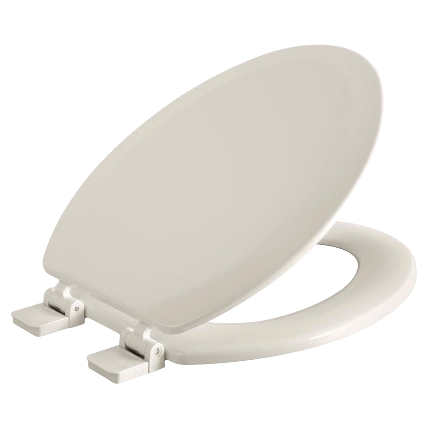 Oakbrook Collection Laurel Elongated Bone Wood Toilet Seat