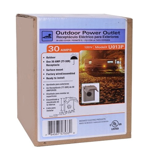 Ge Outlet Panel 30 Amp Boxed