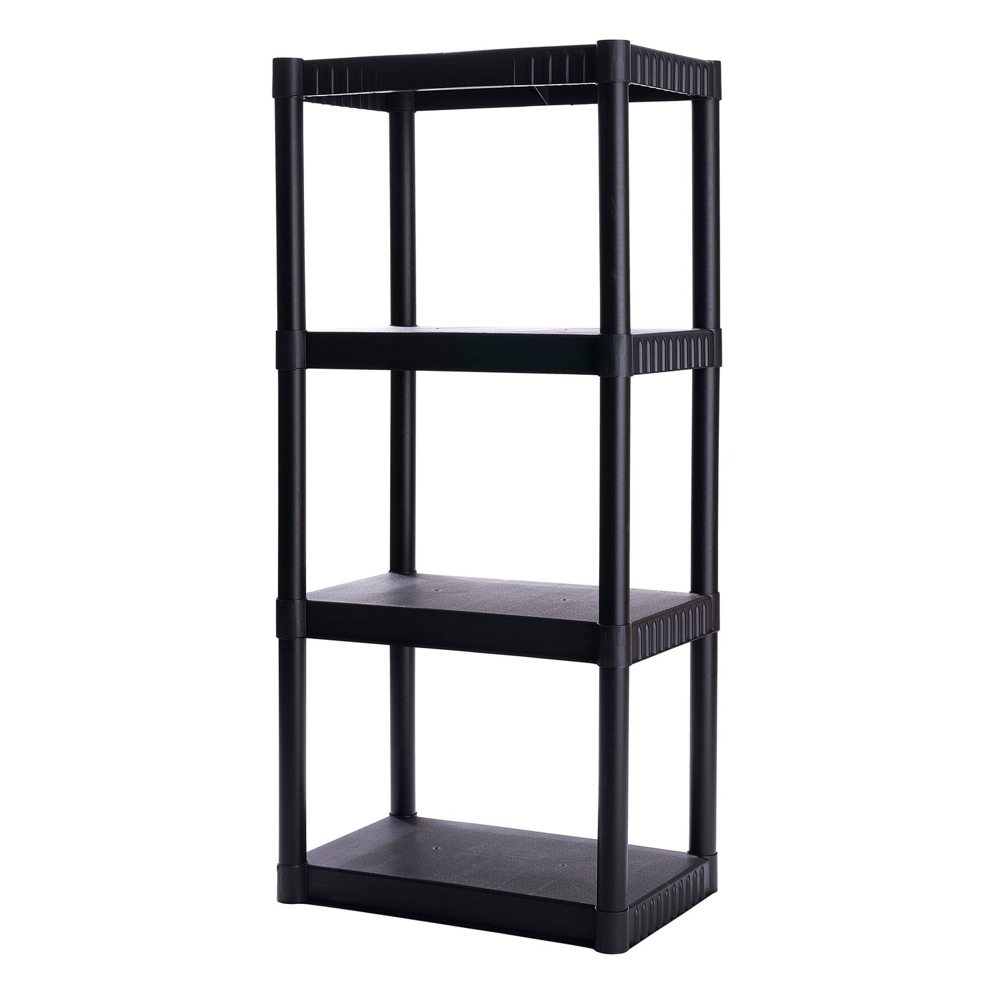 Plano 4-Shelf Standard Duty Plastic Storage Shelves, 48†x 21†x 14â€, 200lb Capacity