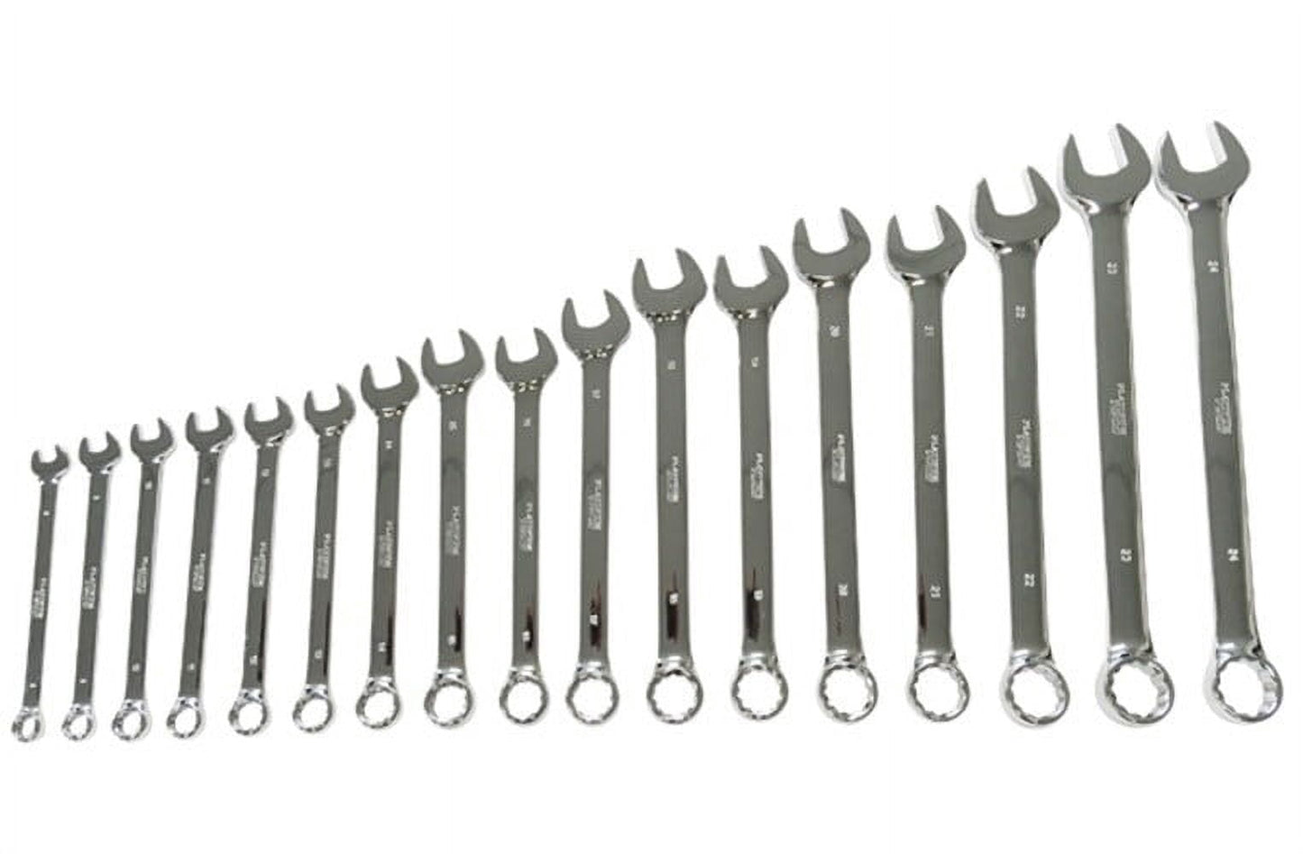 Platinum Tech 99570 17 Pc. Professional Metric Long Pattern Wrench Set PLT-99570