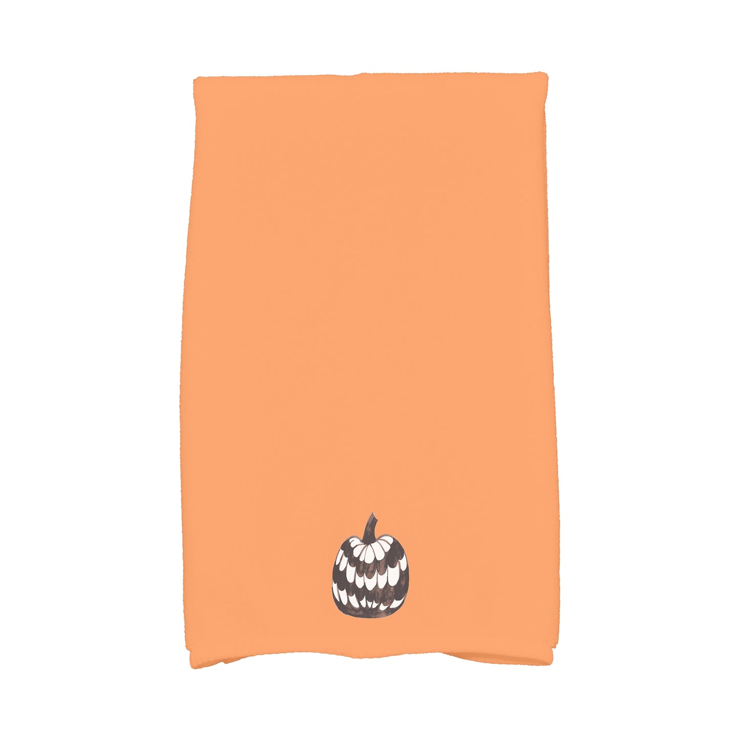 Pumpkin Single 18" x 30" Inch Orange Halloween Hand Towel