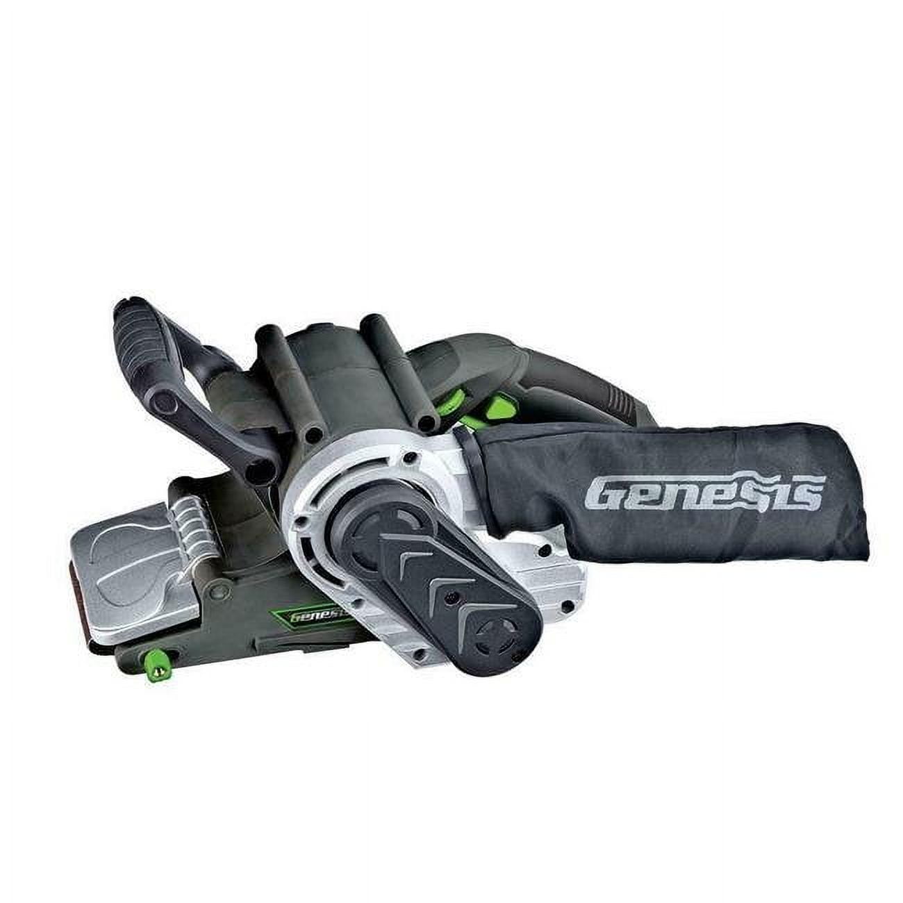 Genesis 3" x 21" Belt Sander Variable Speed with Adjustable Front Handle and Dust Collection Bag GBS321A