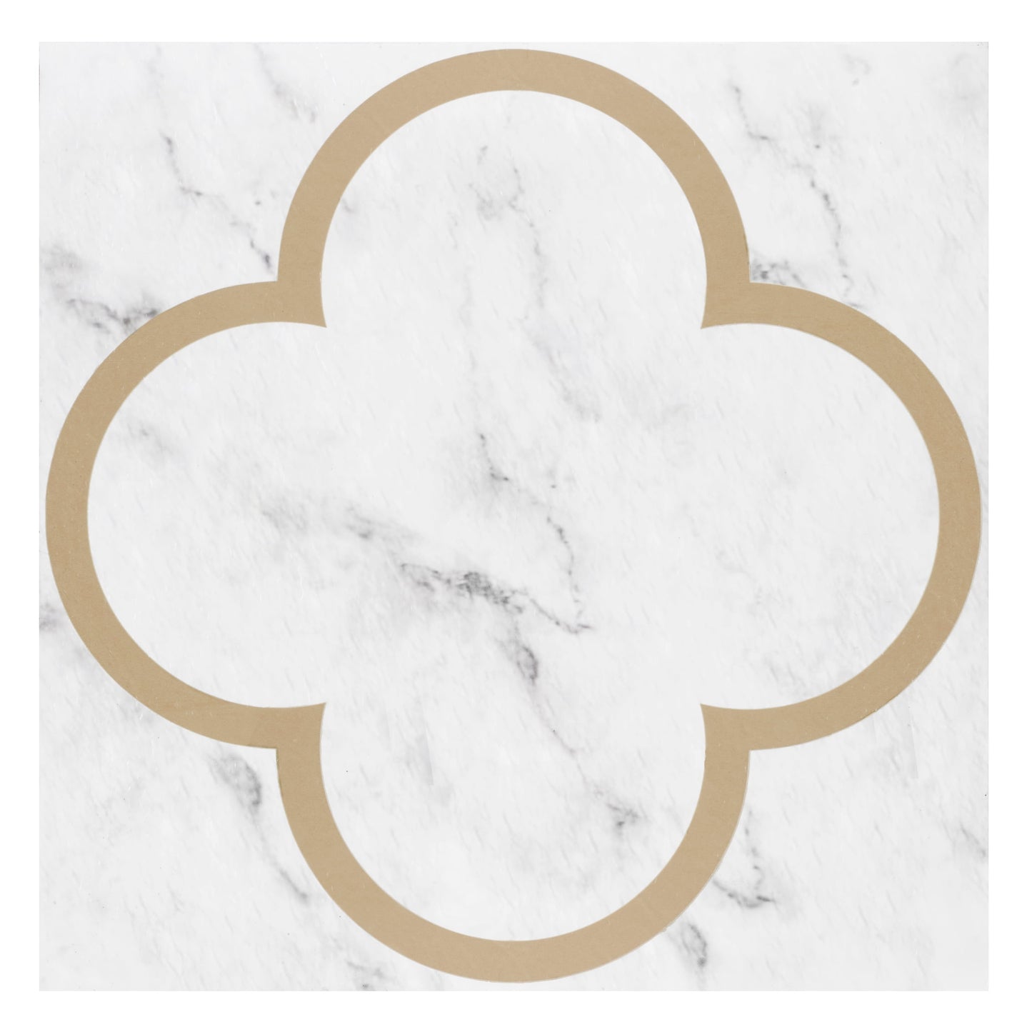 Retro 12x12 Self Adhesive Vinyl Floor Tile - Van Clover - 20 Tiles/20 sq. ft.