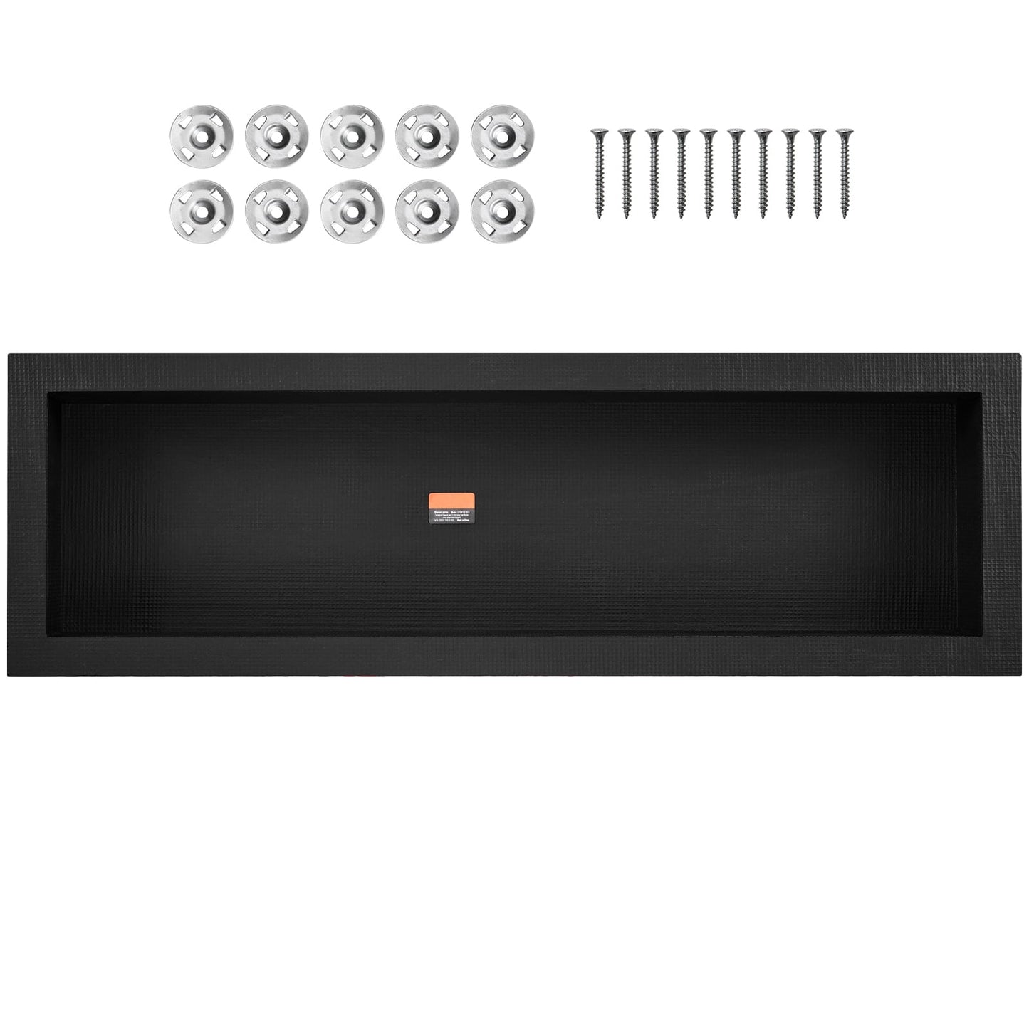 KFFKFF Shower Niche 16x50x4" Single Shelf Wall-inserted for Shower Bathroom
