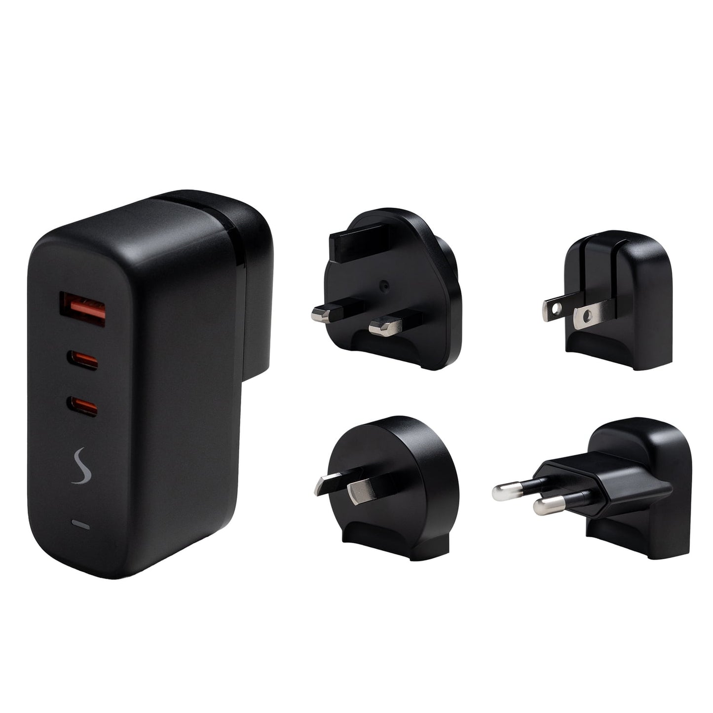 Scapade AirPower 65-Watt PD Multi-USB Travel Charger with International Plugs, S-TPD65