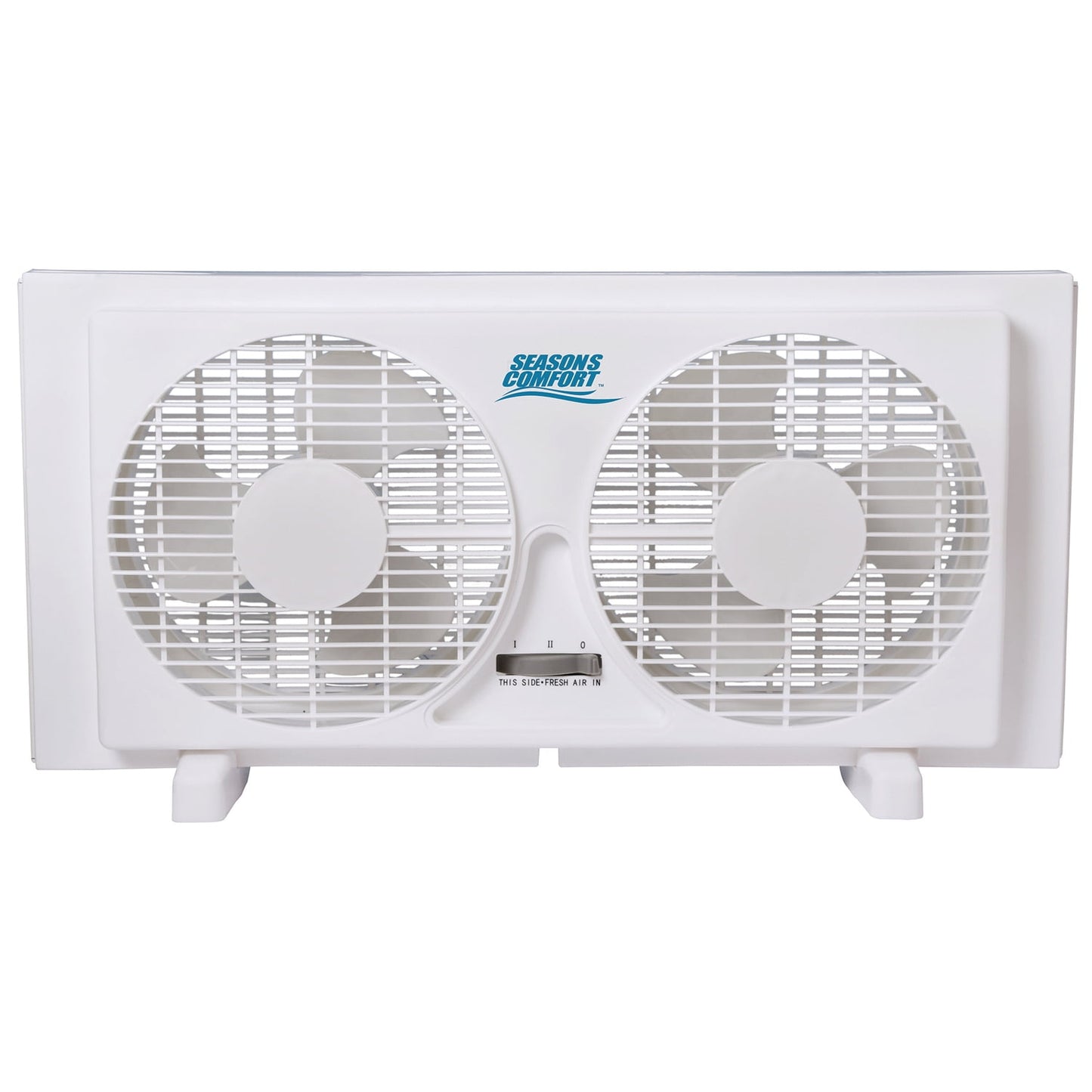 Seasons Comfort 9-In. Reversible Twin Window Fan, FWT9, White
