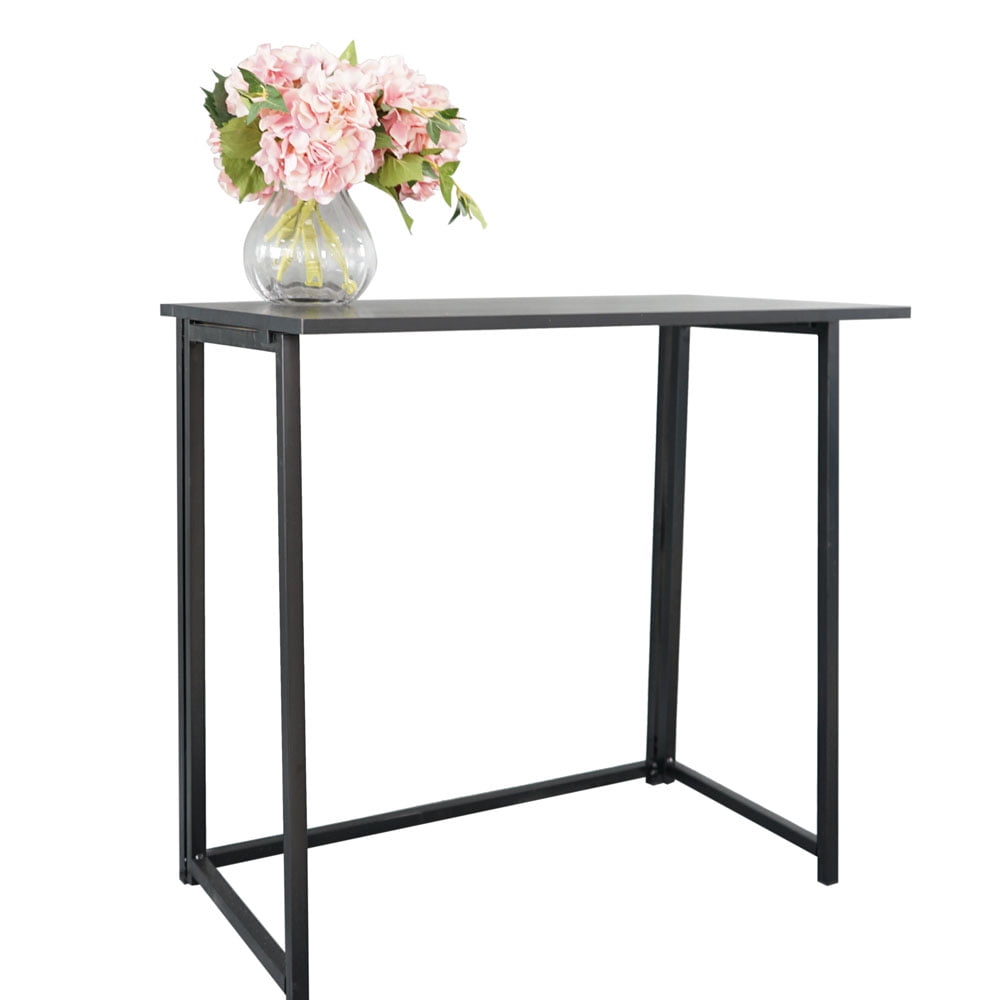 Simple Collapsible Computer Desk, Relief Wood, Fashionable & Portable, Space-Saving