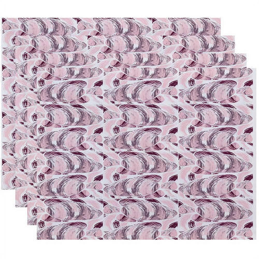 Simply Daisy 18" x 14" Fishwich Animal Print Placemats, Set of 4
