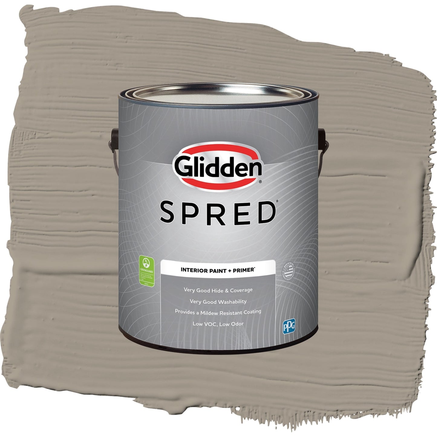 Spred Gray By Me Interior Paint + Primer Semi Gloss , 1 Gallon