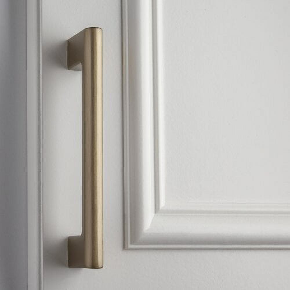 Sumner Street Home Hardware 10 pack Vail 4" Satin Brass Bar Pull