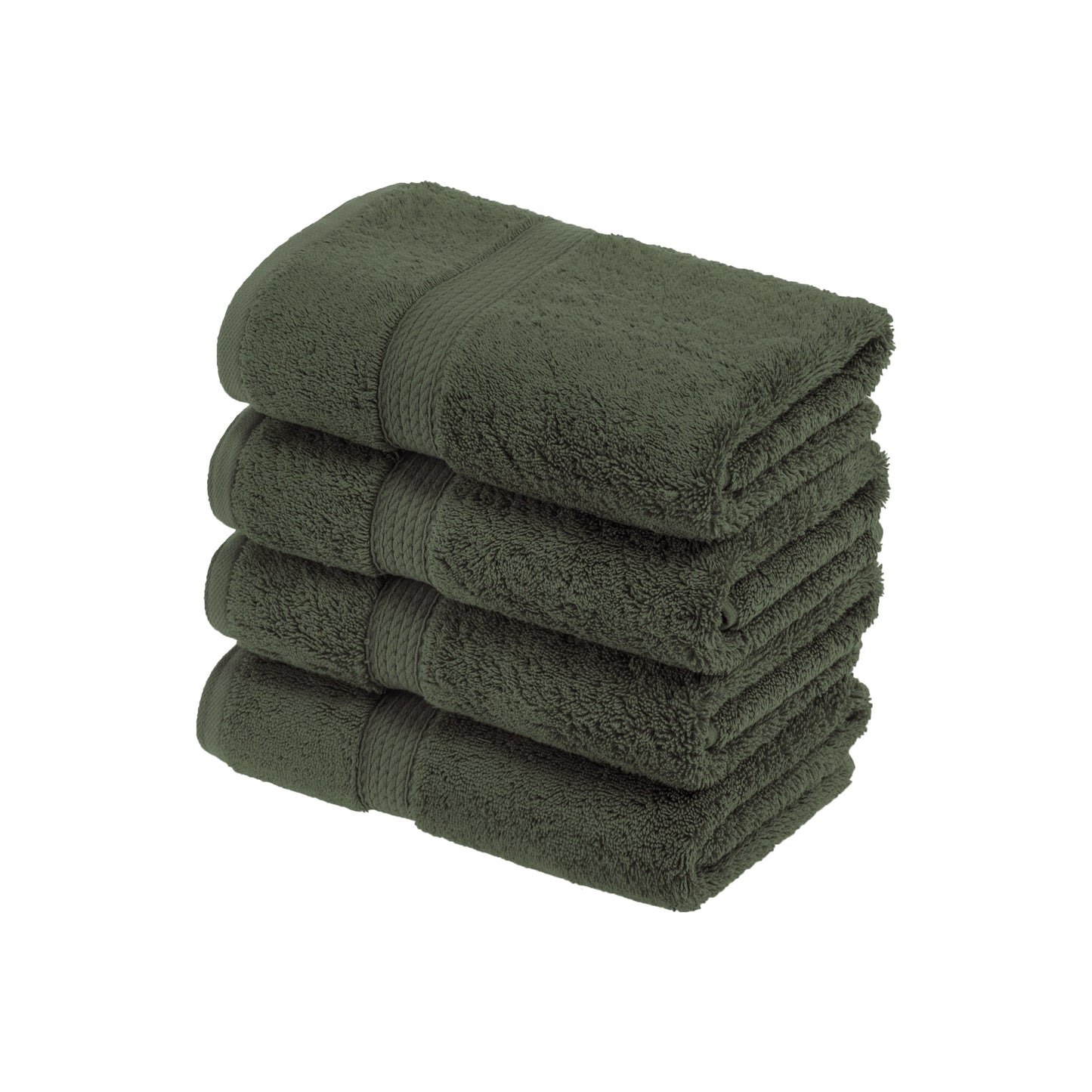 Superior 800 GSM Egyptian Cotton 2-Piece Bath Sheet Set, Soft Ultra Absorbent Towels, Forest Green