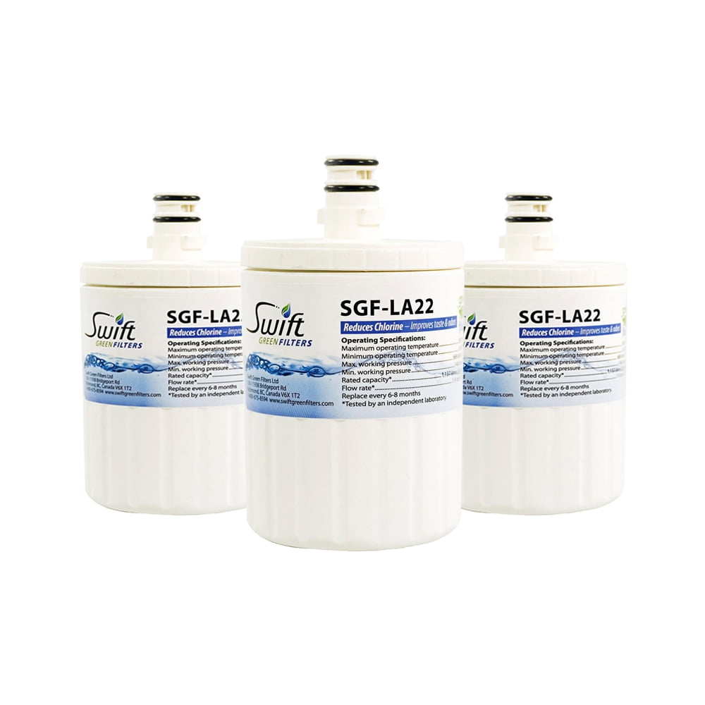 Swift Green Filters-LA22 Replacement Water Filter for LG LT500P,5231JA2002A, 46-9890,EFF-6005A -3 Pack