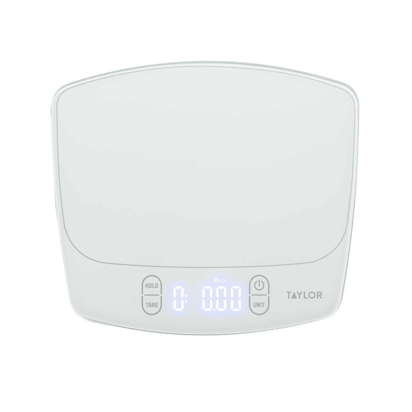 Taylor 11lb Waterproof Digital Kitchen Scale and Food Scale for Baking, Cooking, Meal Prep and Portion Sizing White