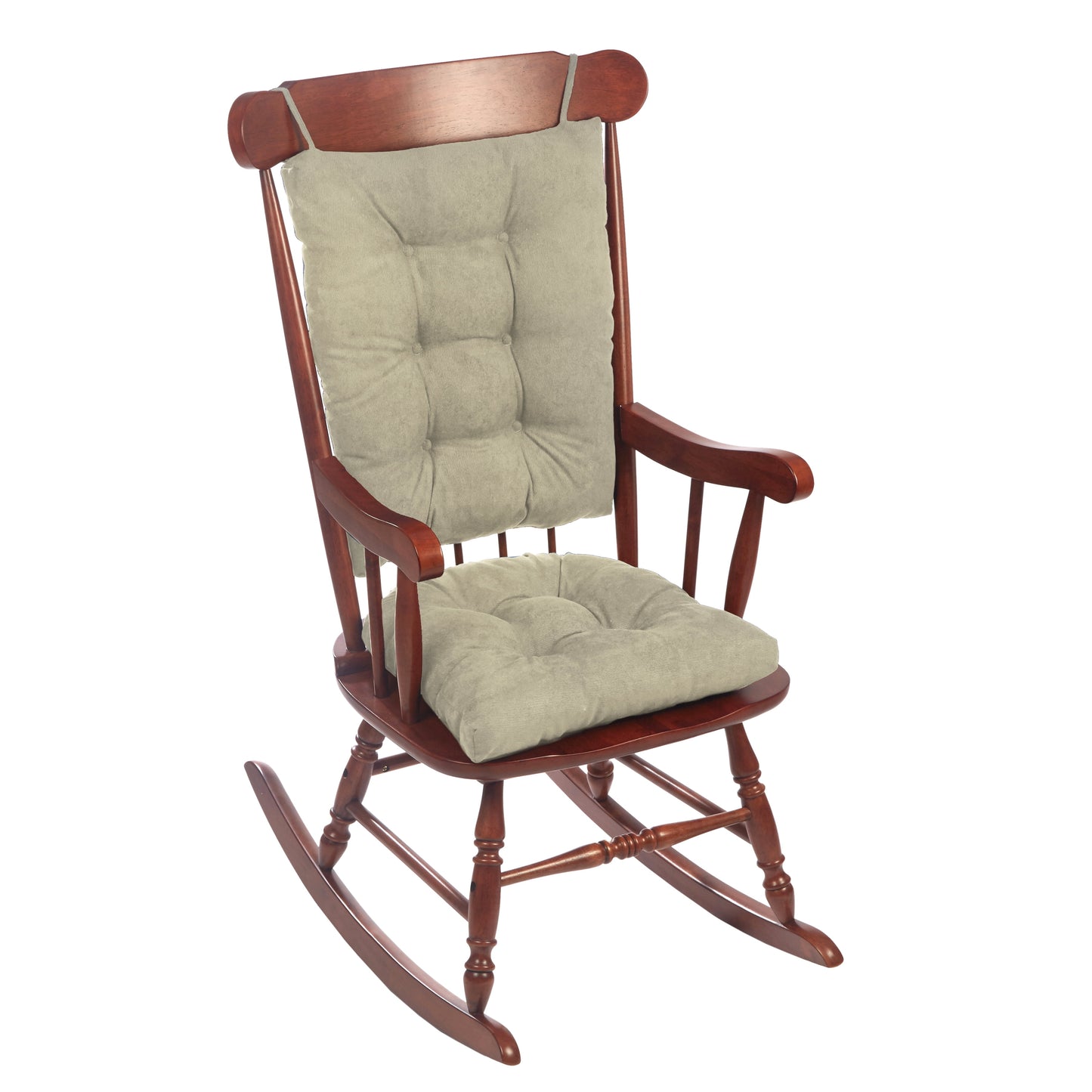 The Gripper Non-slip Rocking Chair Cushion Set Performance Upholstery Fabric