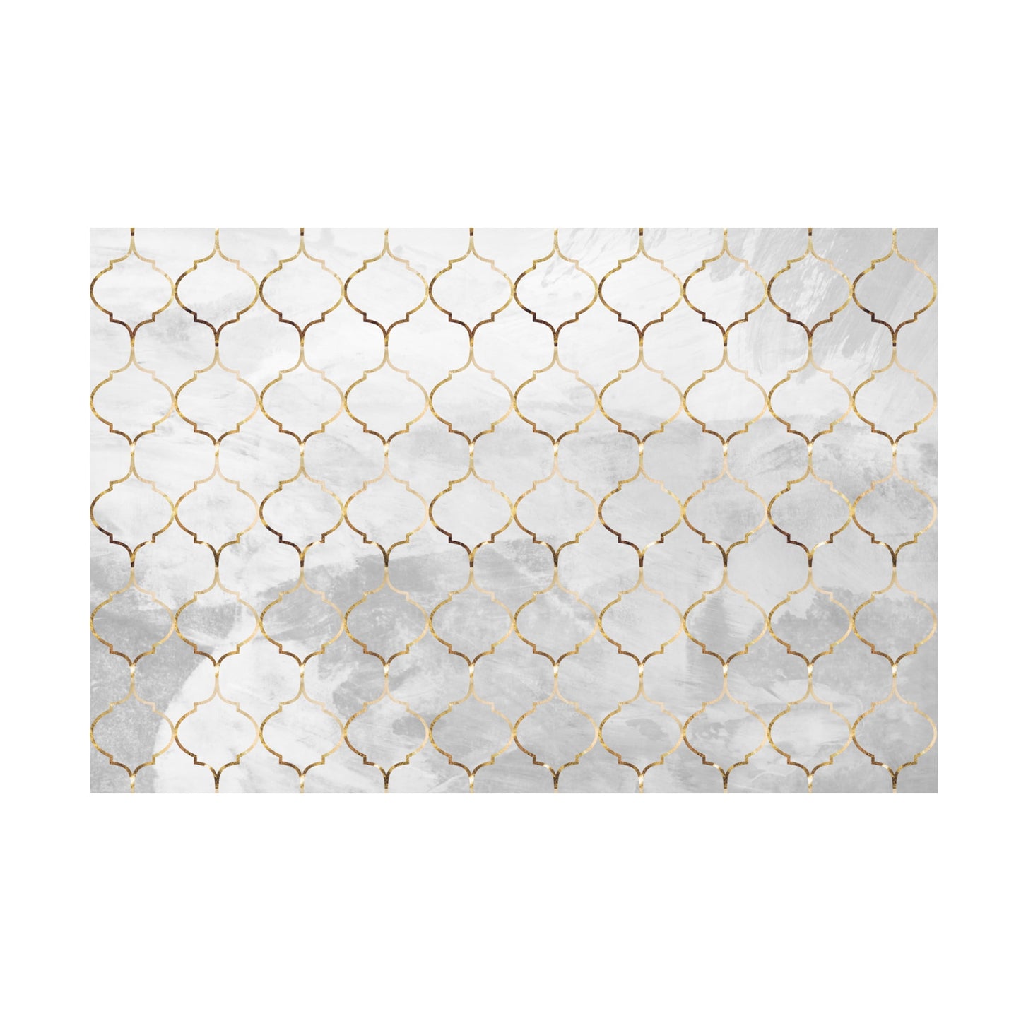 Trademark Fine Art Sarah Manovski Moroccan wall mural concrete gold Canvas Wall Art