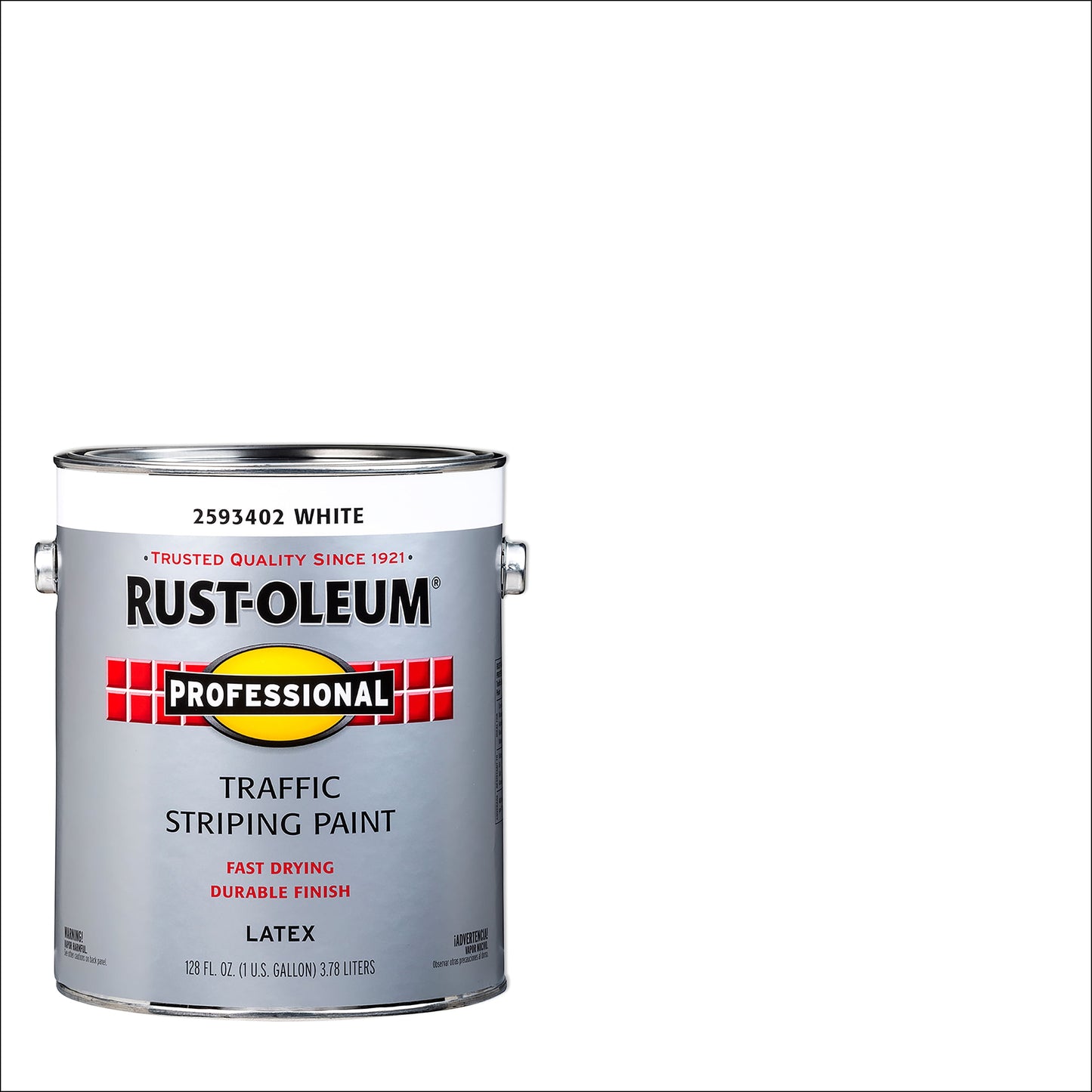 2 Pack, Traffic White (150 Voc), Rust-Oleum Professional Flat Traffic Striping Paint- Gallon