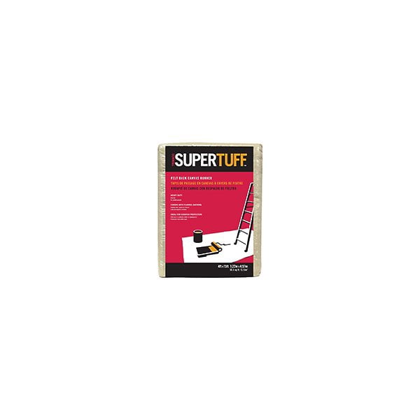 Trimaco Supertuff 4 Ft. W X 15 Ft. L Canvas/felt Runner 1 Pk Drop Cloths