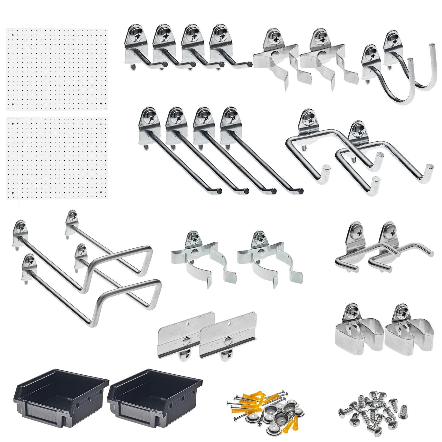 Triton Products® DURAHOOK 990-S Pegboard,White,22 in. H,PR G2018436