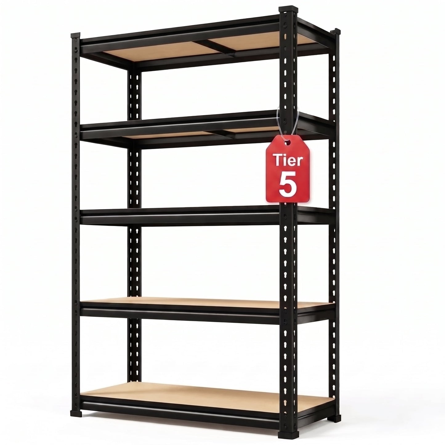 TrumanPick Garage Shelving Unit 5 Tier Adjustable Storage Shelves Metal Shelf Rack for Basement Pantry Kitchen, 11.9"D x 27.9"W x 58.9"H