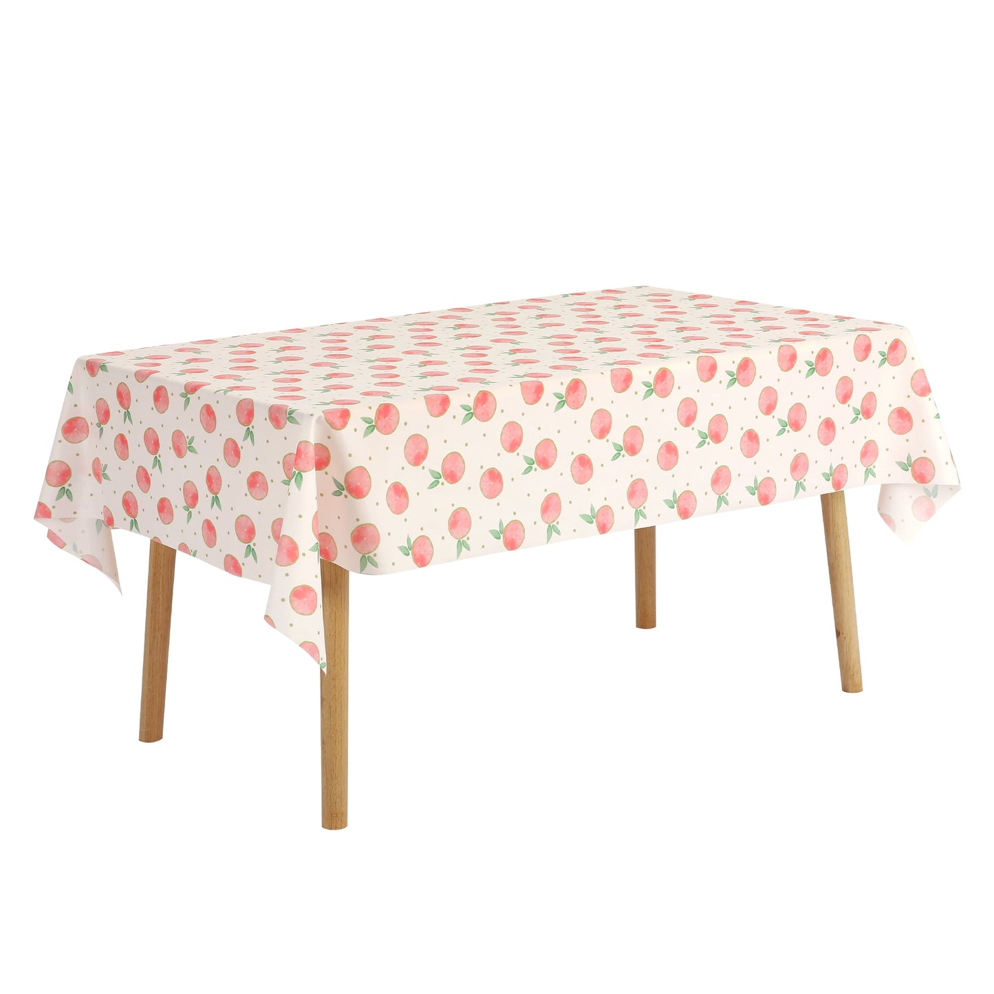 Unique Bargains Rectangle Polyester Waterproof Wrinkle Resistant Washable Soft Tablecloth Flower 55x55 Inch
