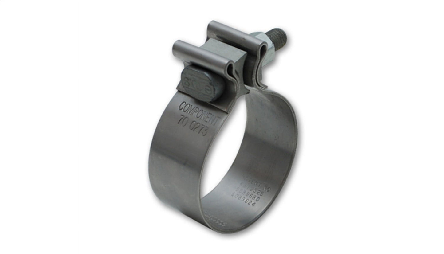 Vibrant Performance 1166 VIB1166 STAINLESS STEEL SEAL CLAMP FOR 2.5IN O.D. TUBING (1.25IN WIDE BAND)