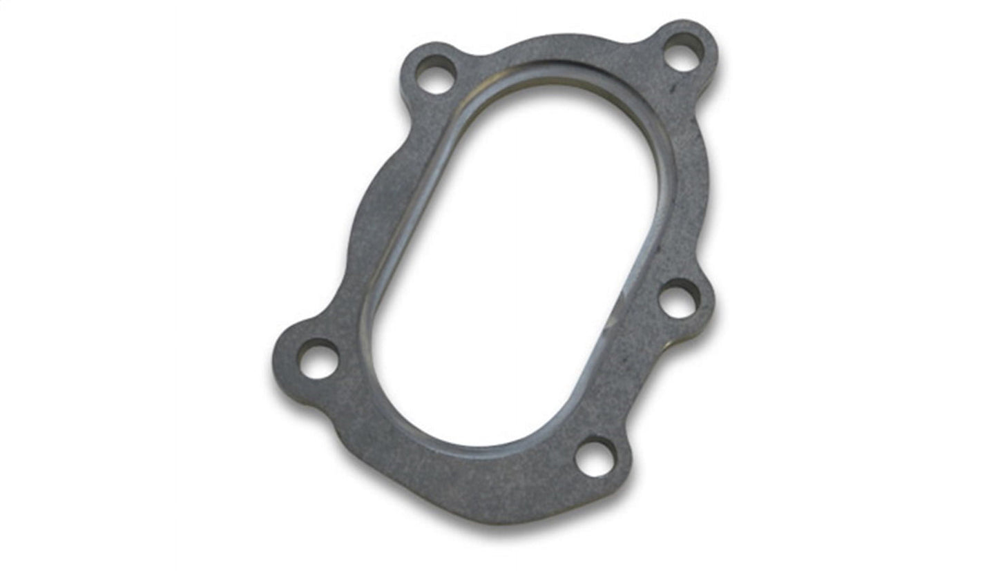 Vibrant Performance 14480 VIB14480 5 BOLT WITH DIVORCED PORTS TURBO DISCHARGE FLANGE FOR GT25R/GT28R (OVAL)