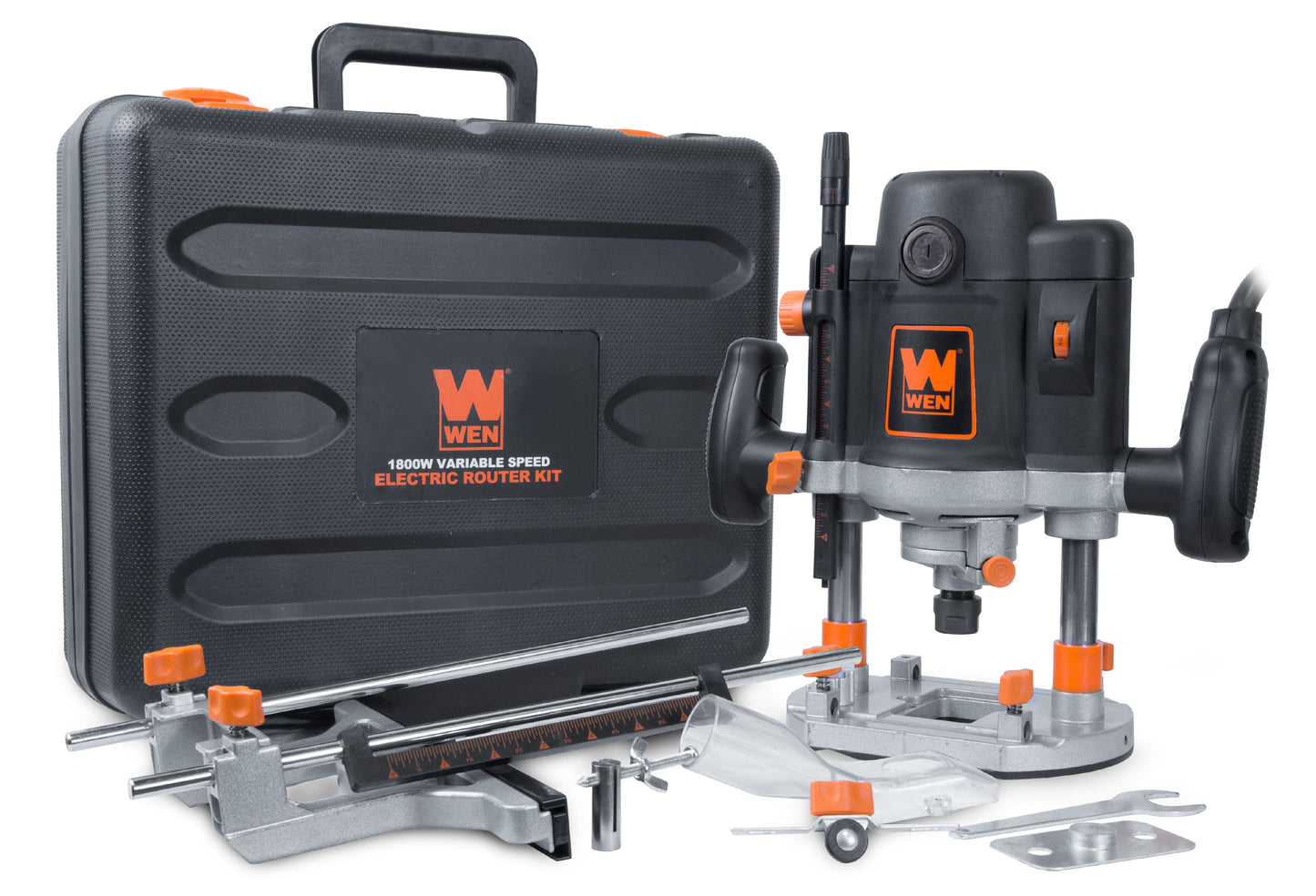 WEN 15-Amp Variable Speed Plunge Woodworking Router with Case, RT6033