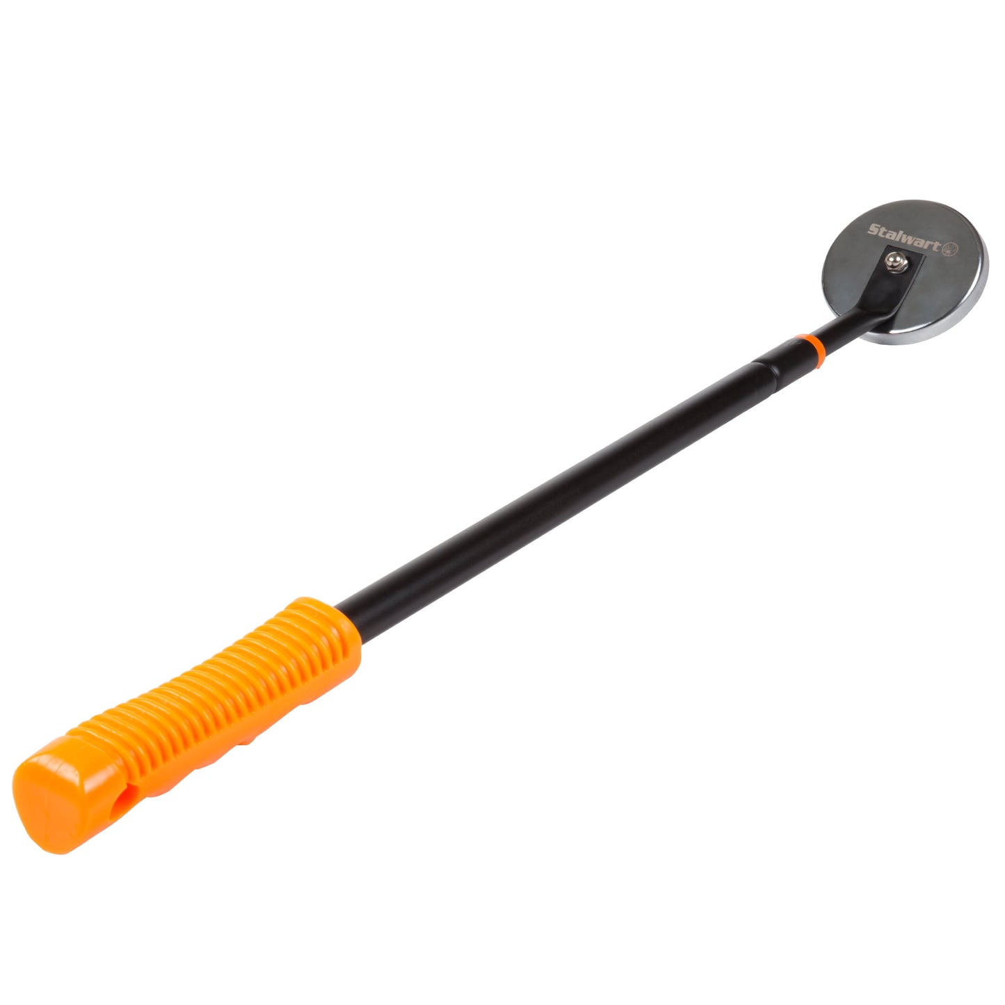 Herramienta de Recogida Magnética Telescópica con Capacidad de Tracción de 50 Lb., 40 Pulgadas de Stalwart (Imán para Recoger Uñas, Tornillos y Restos de Metal) (Naranja)