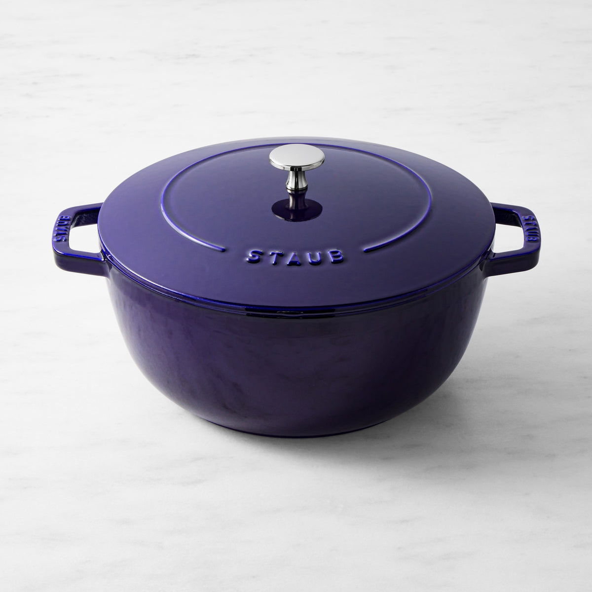 Staub Enameled Cast Iron Essential French Oven,Sapphire,