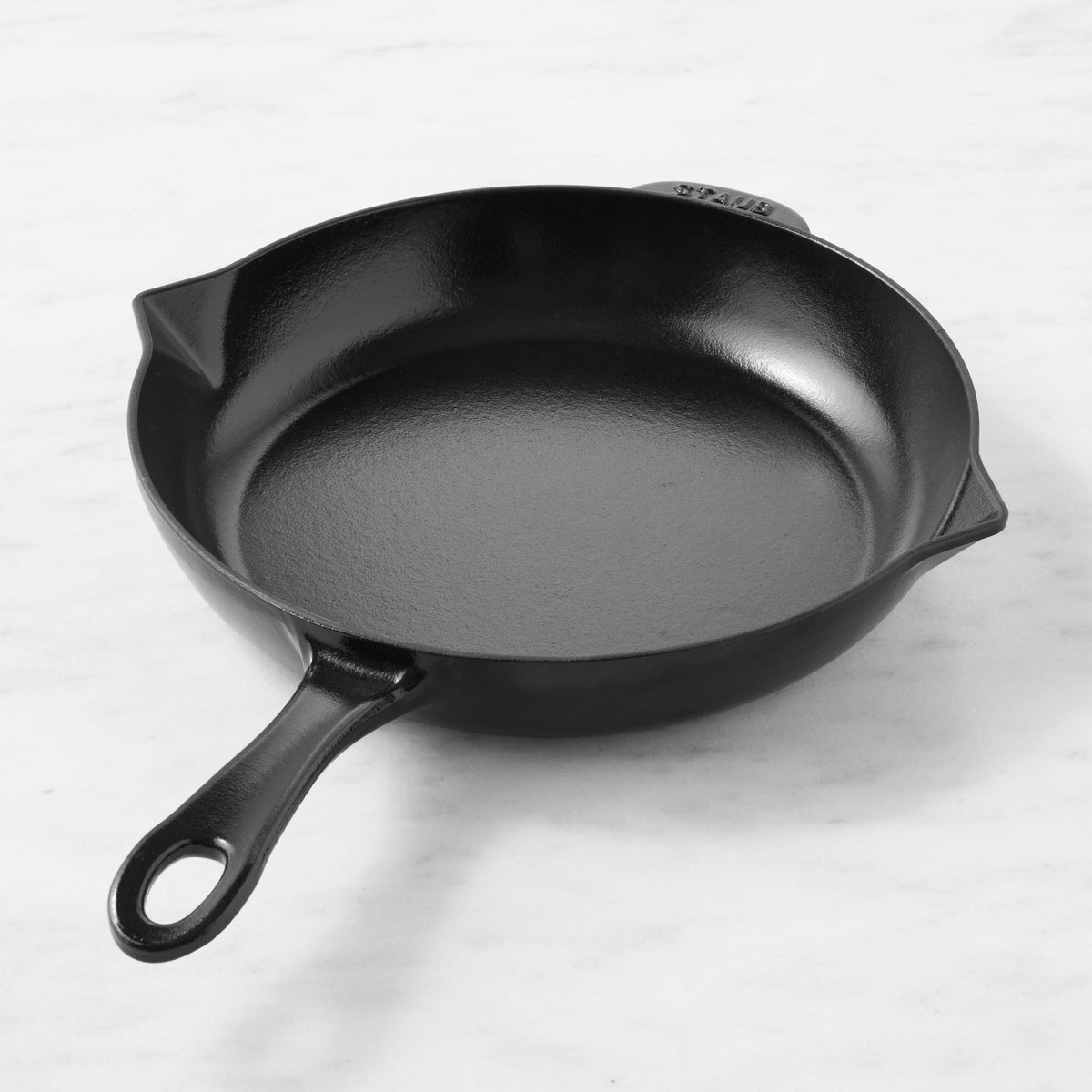 Staub Enameled Cast Iron Fry Pans,Matte Black,Pan\, 10"