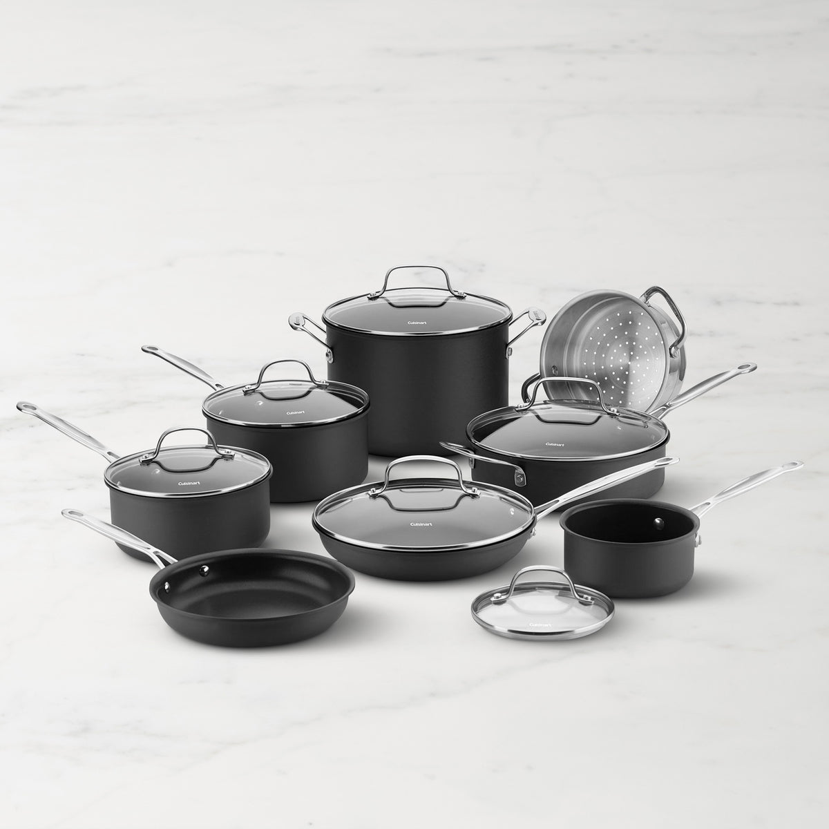 Cuisinart Chef's Classic Ceramic Nonstick 14-Piece Cookware Set,,WSNOADS