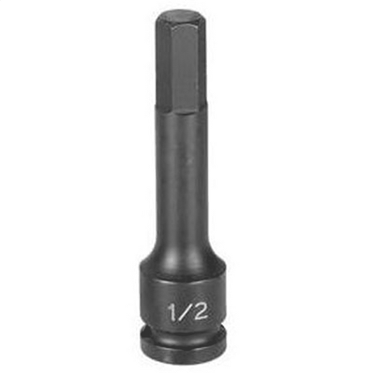 Grey Pneumatic 1/2" Drive x 13mm Hex Driver 4" Length