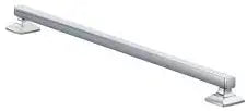 Moen YG5112CH Bathroom Safety 12-Inch Stainless Steel Transitional Bathroom Grab Bar, Chrome