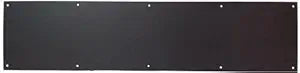 GDI Hardware - Metal Aluminum Kick Plate - 3/64-inch Thick - Choose The Height and Width for Your Door (Duro Coated/Dark Brown, 8" X 36")