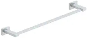 24 Center to Center 55D Series Towel Bar Single Polished Chrome