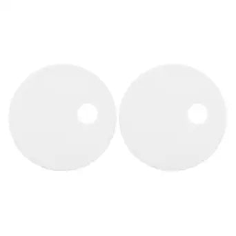 Cabilock Toilet Bolt Caps Round Plastic Toilet Seat Bolt Cover Caps for Bathroom Lid Accessories 2.36 X 2.36 X 0.31 in 1 Pair
