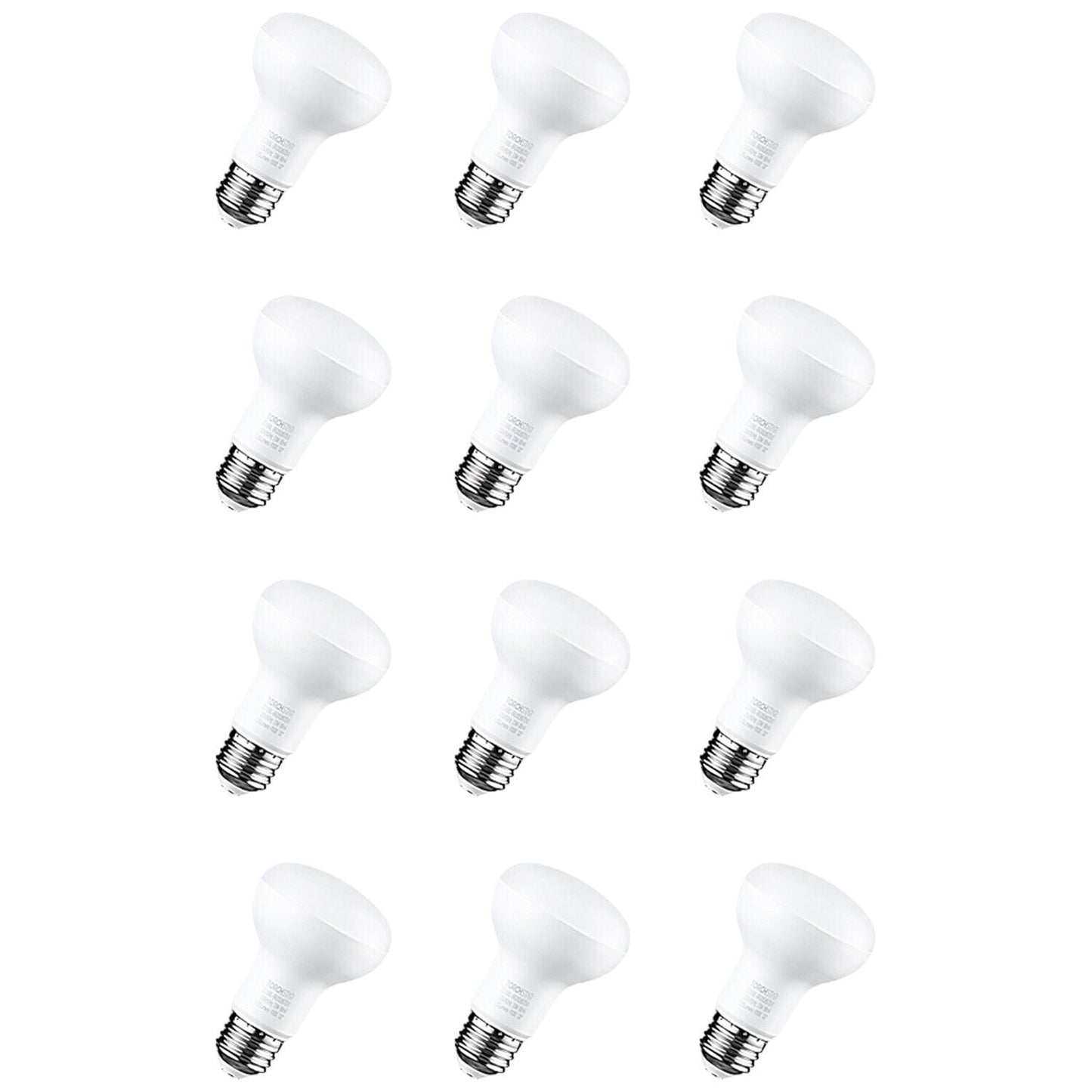 12 Pack LED Lights BR20 R20 Dimmable LED Light Bulbs, Flood Light Bulb Indoor, 7.5W (50W Eqv.), 525lm, 4000K Cool White
