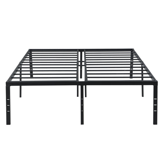 15.9 inch Full Bed Frame, Heavy Duty Metal Platform Bed, Easy Assembly,Black