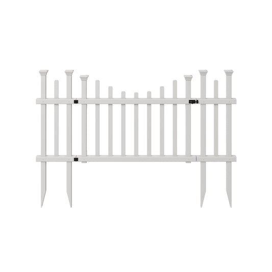 Zippity Outdoor Products Washington Kit de Compuerta de Vinilo sin ExcavaciÃ³n con Alas para Cerca (30in H x 60 1/2in W)