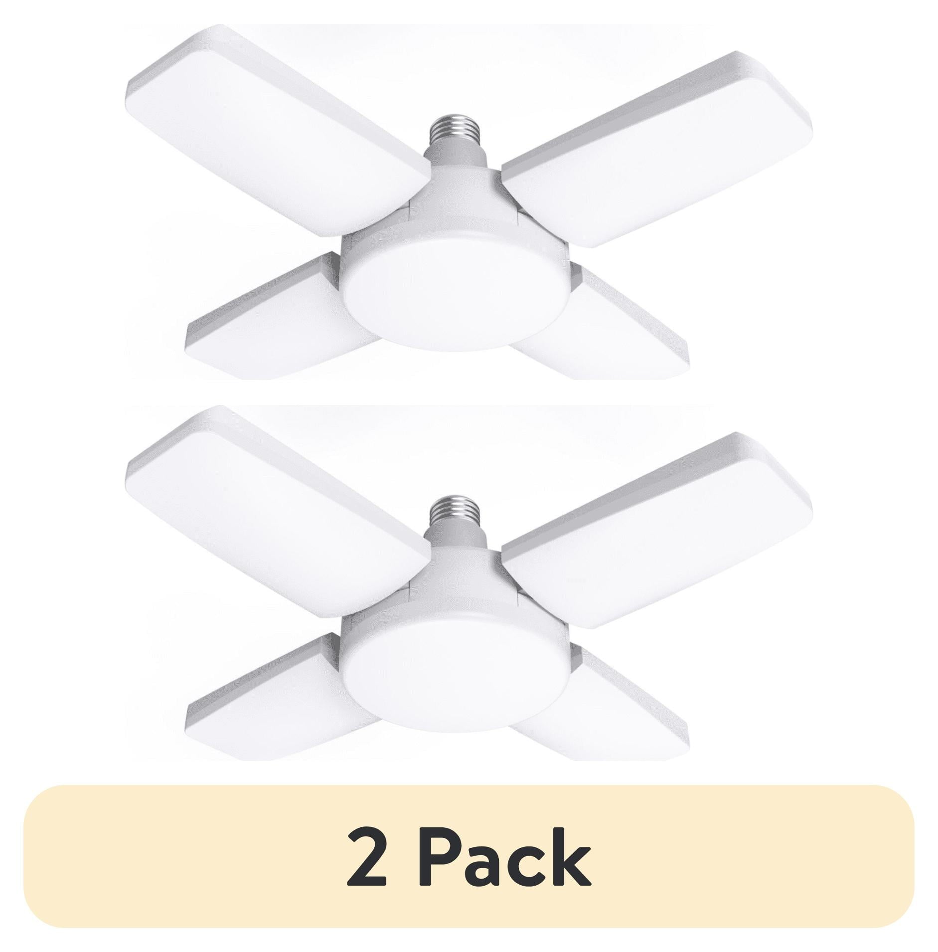 Great Value LED Daylight Garage Light, 6W/30W/60W (Brightness Selectable), E26 Screw-in Base