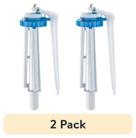 (2 pack) Hyper Tough Complete Toilet Repair Kit with Fill Valve and Flapper White