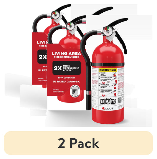 (2 pack) Kidde Fire Extinguisher for Home, Residential 2A10BC