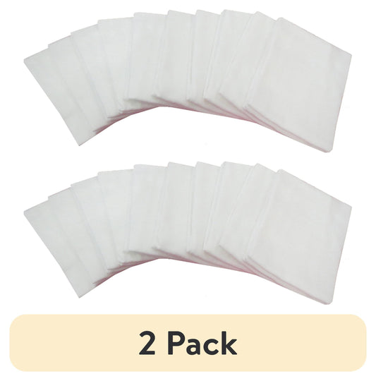 (2 pack) Mainstays White Flour Sack Kitchen Towel Set, 10-Piece
