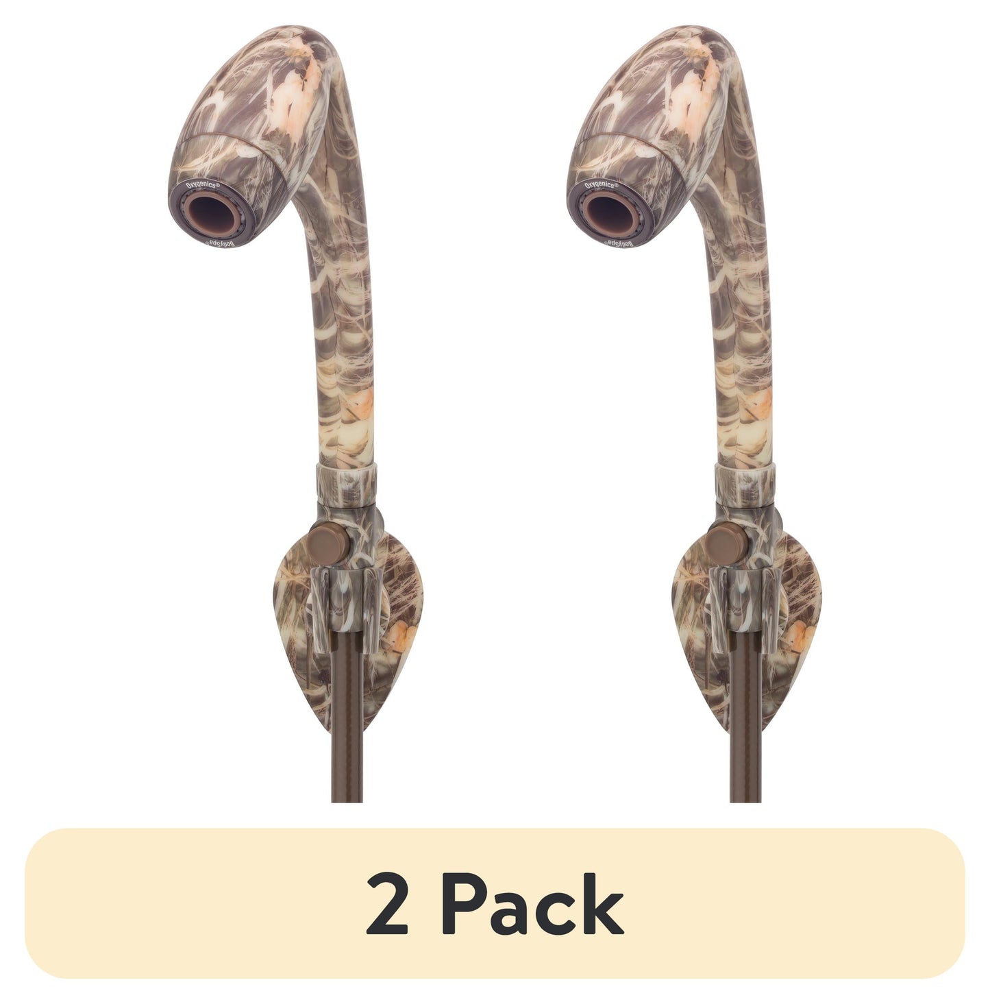 (2 pack) Oxygenics BodySpa RV 2-Setting Camo Handheld Shower Head