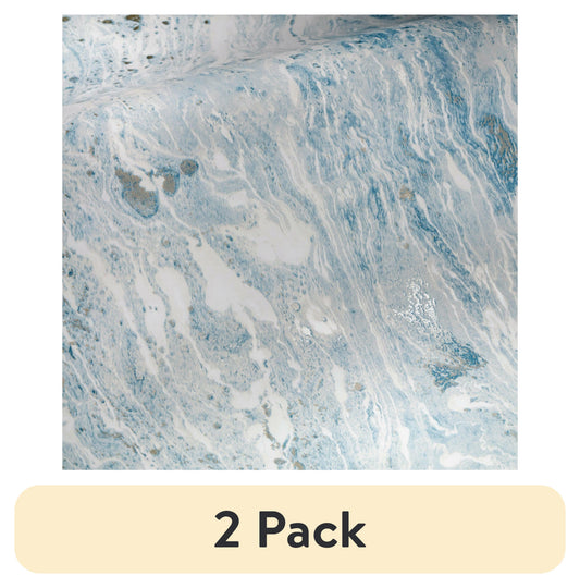 (2 pack) RoomMates Blue Satellite Seas Peel and Stick Wallpaper