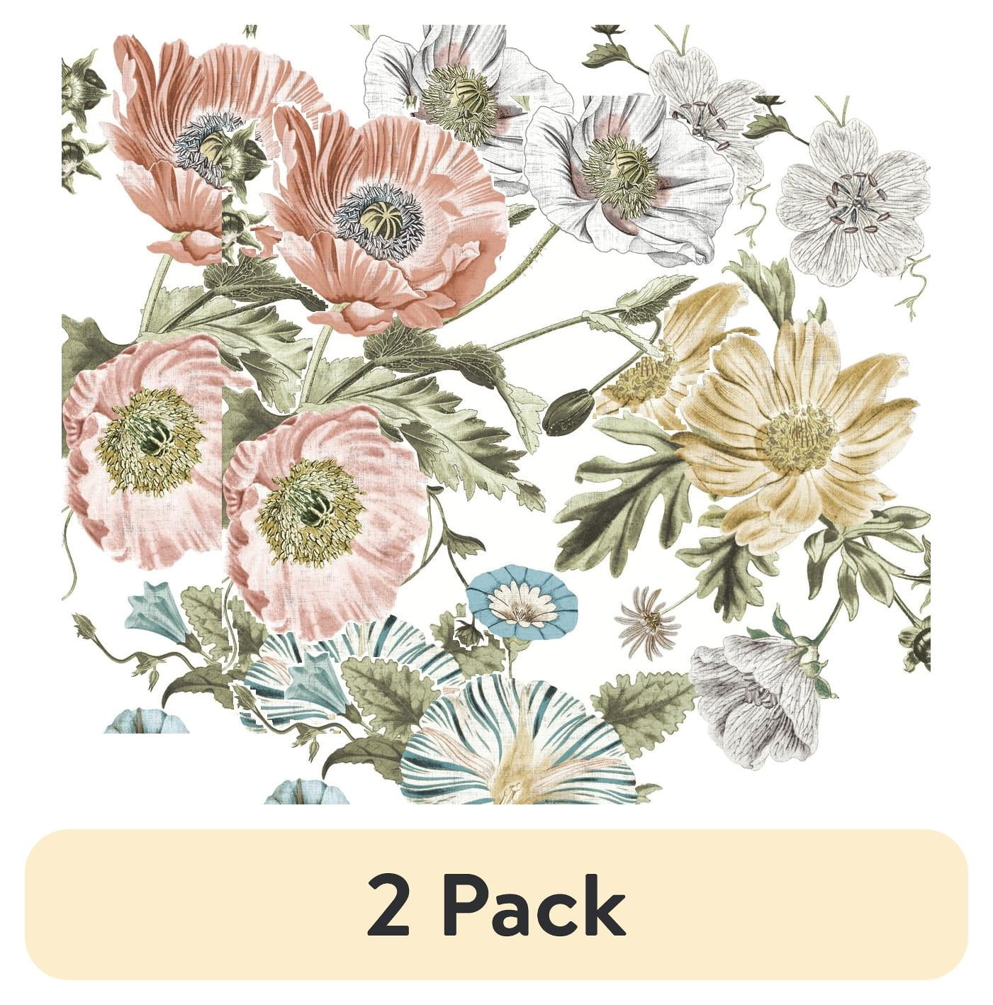 RoomMates Vintage Poppy Peel & Stick Wallpaper 30.75 Sq. ft