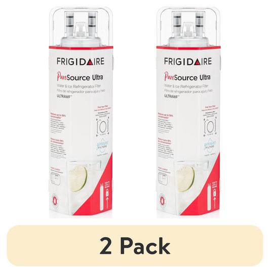 (2 pack) ULTRAWF Frigidaire Refrigerator Water Filter