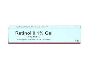 Polet Retinol Gel 0.1 Vitamin A Repairs Fine Lines & Wrinkles, Scar Treatment Age and Sun Spots Anti-Aging Formula, 20g