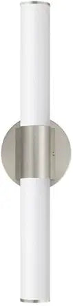 Maxim Lighting Tubo 24" 1-Light Wall Sconce | Satin Nickel Finish | Pmma Acrylic Shade | Contemporary Wall Sconce | Ideal for Hallways, Bedrooms & Bathrooms | 52502WTSN