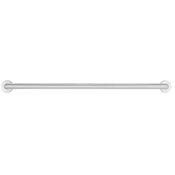 Bobrick Straight Grab Bar, 42 Inches, 1-1/2 Inch Diameter, ADA Compliant, Satin-Finish Stainless Steel, Slip-Resistant Surface for Bath, Shower, Toilet Safety, Concealed Mounting Flanges